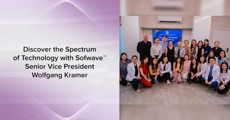 Discover the Spectrum of Technology with Sofwave™ Senior Vice President Wolfgang Kramer