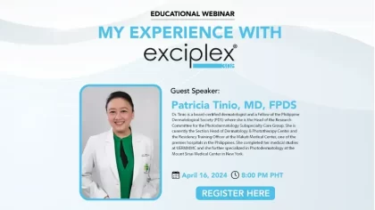 Educational Webinar: My Experience with Exciplex with Dr. Patricia Tinio