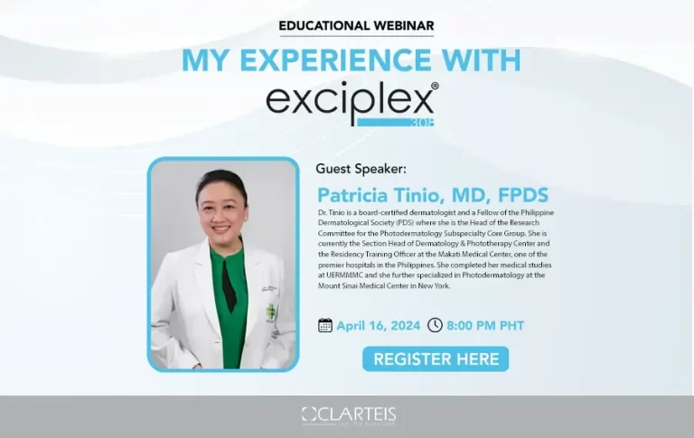 Educational Webinar: My Experience with Exciplex with Dr. Patricia Tinio