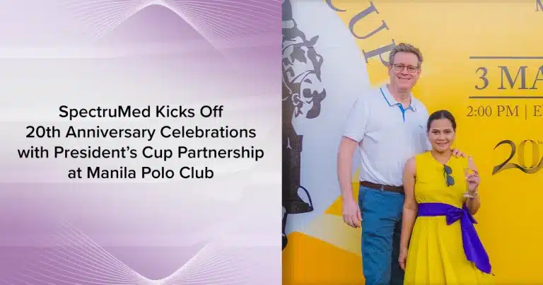 SpectruMed Kicks Off 20th Anniversary Celebrations with President’s Cup Partnership at Manila Polo Club