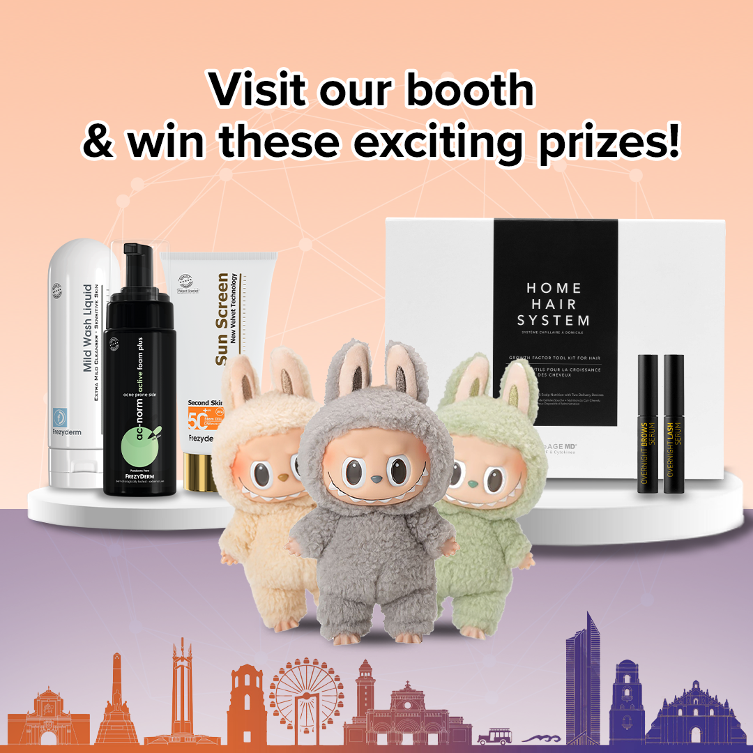 Win Frezyderm, AnteAGE MD, and Labubu at the 2024 PDS Annual Convention