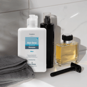 Frezyderm Shampoo for Men distributed by SpectruMed in the Philippines.