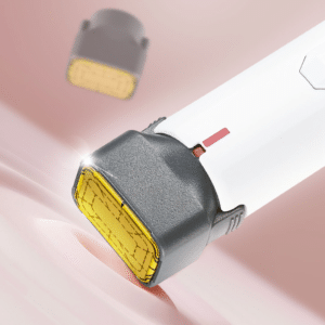 XERF has a patented, spider-shaped tip to ensure even energy delivery